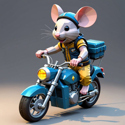 Motorcycle Mouse 1